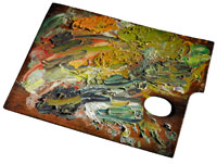 Palette van Vincent van Gogh 
