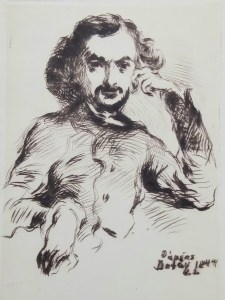 Portret van Charles Baudelaire bij Katja Rodenburg Antheia Fleurs du Mal Zomercolleges 2023